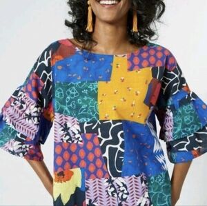 Gorman Jamilla Okubo Patchwork Blouse 10